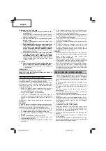 Предварительный просмотр 6 страницы Hitachi RB 14DL Handling Instructions Manual