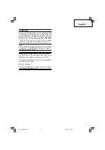 Предварительный просмотр 9 страницы Hitachi RB 14DL Handling Instructions Manual