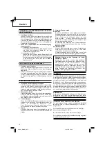 Предварительный просмотр 14 страницы Hitachi RB 14DL Handling Instructions Manual