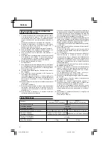 Preview for 22 page of Hitachi RB 14DL Handling Instructions Manual