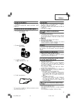 Предварительный просмотр 23 страницы Hitachi RB 14DL Handling Instructions Manual