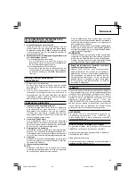 Предварительный просмотр 29 страницы Hitachi RB 14DL Handling Instructions Manual