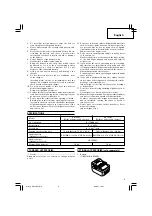 Предварительный просмотр 7 страницы Hitachi RB 14DSL Handling Instructions Manual