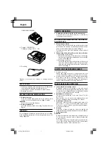 Предварительный просмотр 8 страницы Hitachi RB 14DSL Handling Instructions Manual