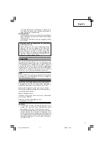 Предварительный просмотр 9 страницы Hitachi RB 14DSL Handling Instructions Manual