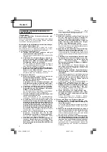Предварительный просмотр 10 страницы Hitachi RB 14DSL Handling Instructions Manual