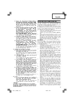Предварительный просмотр 11 страницы Hitachi RB 14DSL Handling Instructions Manual