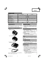 Предварительный просмотр 13 страницы Hitachi RB 14DSL Handling Instructions Manual