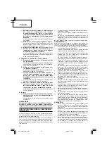 Предварительный просмотр 16 страницы Hitachi RB 14DSL Handling Instructions Manual