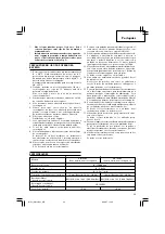 Предварительный просмотр 37 страницы Hitachi RB 14DSL Handling Instructions Manual