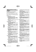 Preview for 5 page of Hitachi RB 36DA Handling Instructions Manual