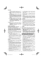 Preview for 58 page of Hitachi RB 36DL Handling Instructions Manual