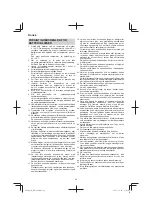 Preview for 66 page of Hitachi RB 36DL Handling Instructions Manual