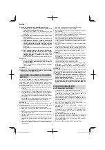 Preview for 72 page of Hitachi RB 36DL Handling Instructions Manual