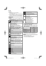 Preview for 74 page of Hitachi RB 36DL Handling Instructions Manual