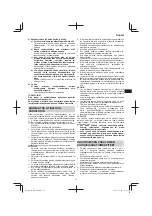 Preview for 79 page of Hitachi RB 36DL Handling Instructions Manual