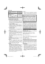 Preview for 92 page of Hitachi RB 36DL Handling Instructions Manual