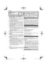 Preview for 108 page of Hitachi RB 36DL Handling Instructions Manual