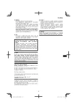 Preview for 115 page of Hitachi RB 36DL Handling Instructions Manual