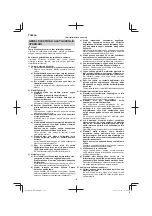 Preview for 116 page of Hitachi RB 36DL Handling Instructions Manual