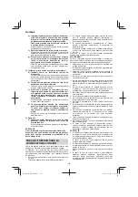 Preview for 124 page of Hitachi RB 36DL Handling Instructions Manual