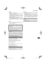 Preview for 137 page of Hitachi RB 36DL Handling Instructions Manual