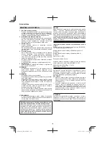 Preview for 144 page of Hitachi RB 36DL Handling Instructions Manual