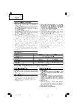 Предварительный просмотр 6 страницы Hitachi RB 40SA Handling Instructions Manual