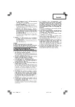 Предварительный просмотр 9 страницы Hitachi RB 40SA Handling Instructions Manual