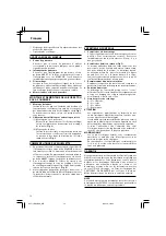 Предварительный просмотр 14 страницы Hitachi RB 40SA Handling Instructions Manual