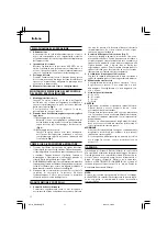 Preview for 18 page of Hitachi RB 40SA Handling Instructions Manual