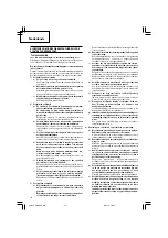 Preview for 20 page of Hitachi RB 40SA Handling Instructions Manual