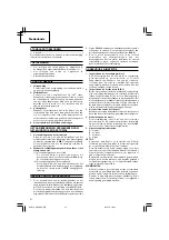 Preview for 22 page of Hitachi RB 40SA Handling Instructions Manual