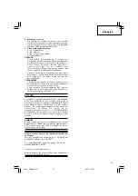 Preview for 35 page of Hitachi RB 40SA Handling Instructions Manual