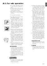 Предварительный просмотр 8 страницы Hitachi RB160EF Owner'S Manual