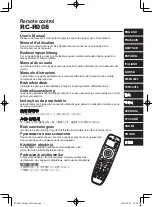 Hitachi RC-R008 User Manual preview