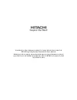 Preview for 3 page of Hitachi RCD-2.0FSNE Installation And Operation Manual