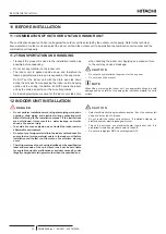 Preview for 46 page of Hitachi RCD-2.0FSR Installation & Operation Manual