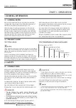 Предварительный просмотр 9 страницы Hitachi RCD-2.5FSN3 series Installation And Operation Manual