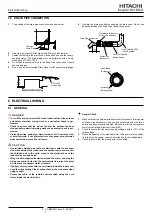 Preview for 14 page of Hitachi RCI-1.0FSN3E Installation And Operation Manual