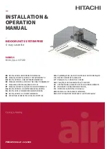 Предварительный просмотр 1 страницы Hitachi RCIM-0.4FSRE Installation & Operation Manual