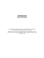 Preview for 3 page of Hitachi RCIM-1.0FSN2 Installation Manual