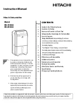 Preview for 1 page of Hitachi RD-190GX Instruction Manual