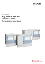 Hitachi REC670 Commissioning Manual preview