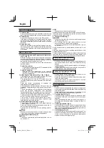 Предварительный просмотр 8 страницы Hitachi RH 650V Handling Instructions Manual