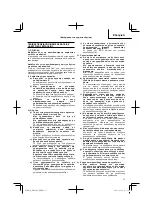 Предварительный просмотр 15 страницы Hitachi RH 650V Handling Instructions Manual