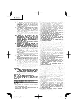 Предварительный просмотр 16 страницы Hitachi RH 650V Handling Instructions Manual