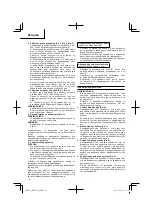 Preview for 18 page of Hitachi RH 650V Handling Instructions Manual