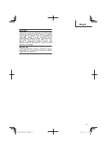 Preview for 29 page of Hitachi RH 650V Handling Instructions Manual