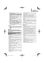 Preview for 39 page of Hitachi RH 650V Handling Instructions Manual